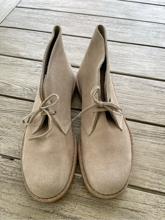 Veja Lace-Up Suede Boots in Taupe main image 4